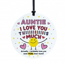 Gift For Best Auntie I Love You This Much Auntie Birthday Gift