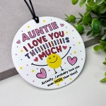 Gift For Best Auntie I Love You This Much Auntie Birthday Gift