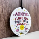 Gift For Best Auntie I Love You This Much Auntie Birthday Gift