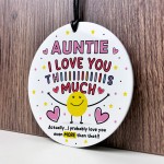 Gift For Best Auntie I Love You This Much Auntie Birthday Gift