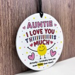 Gift For Best Auntie I Love You This Much Auntie Birthday Gift