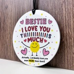 Gift For Bestie I Love You This Much Best Friend Birthday Gift