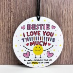Gift For Bestie I Love You This Much Best Friend Birthday Gift