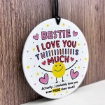Gift For Bestie I Love You This Much Best Friend Birthday Gift