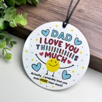 Gift For Best Dad I Love You This Much Birthday Gift
