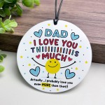 Gift For Best Dad I Love You This Much Birthday Gift