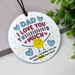 Gift For Best Dad I Love You This Much Birthday Gift
