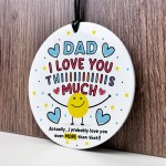 Gift For Best Dad I Love You This Much Birthday Gift