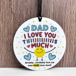 Gift For Best Dad I Love You This Much Birthday Gift