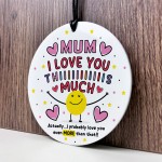 Gift For Best Mum I Love You This Much Mum Birthday Gift