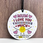 Gift For Best Mum I Love You This Much Mum Birthday Gift