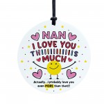 Gift For Best Nan I Love You This Much Nan Birthday Gift From Gr