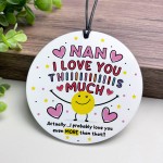 Gift For Best Nan I Love You This Much Nan Birthday Gift From Gr