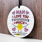 Gift For Best Nan I Love You This Much Nan Birthday Gift From Gr