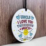 Gift For Best Uncle I Love You This Much Uncle Birthday Gift