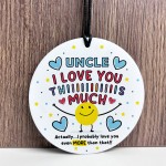 Gift For Best Uncle I Love You This Much Uncle Birthday Gift