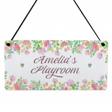 Personalised Child's Playroom Sign For Indoor Gift For Kids
