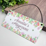 Personalised Child's Playroom Sign For Indoor Gift For Kids
