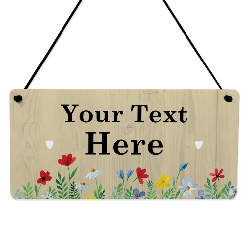 Personalised Garden Plaque for Outside Garden Sign For Outdoor