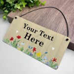 Personalised Garden Plaque for Outside Garden Sign For Outdoor
