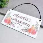 Personalised Kids Playroom Sign For Indoor Gift For Children
