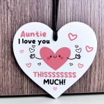 Gift For Auntie I Love You This Much BEST AUNTIE Birthday Gift