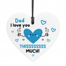 Gift For Dad I Love You This Much BEST DAD Fathers Day Birthday 