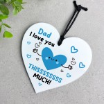Gift For Dad I Love You This Much BEST DAD Fathers Day Birthday 