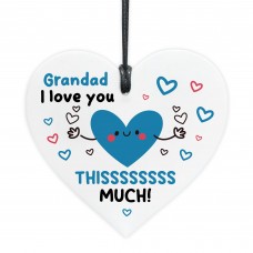 Gift For Grandad I Love You This Much BEST GRANDAD Fathers Day