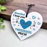 Gift For Grandad I Love You This Much BEST GRANDAD Fathers Day