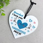 Gift For Grandad I Love You This Much BEST GRANDAD Fathers Day