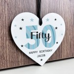 Happy 50th Birthday Gifts Men Personalised Gift For Dad Brother