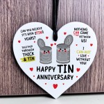 10th Wedding Anniversary Gift Tin Anniversary Gifts For Husband