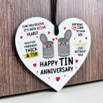 10th Wedding Anniversary Gift Tin Anniversary Gifts For Husband