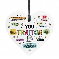 Funny Gift For Colleague You Traitor Hilarious New Job Gifts