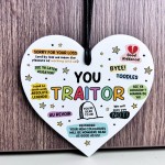Funny Gift For Colleague You Traitor Hilarious New Job Gifts