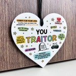 Funny Gift For Colleague You Traitor Hilarious New Job Gifts