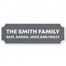 Personalised Street Sign Family Name Plaque Hanging Sign