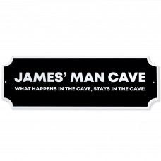 Personalised Man Cave Sign For Him Garage Workshop Shed Bar Sign