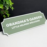 Personalised Garden Sign Hanging Door Wall Plaque Garden Signs