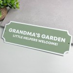 Personalised Garden Sign Hanging Door Wall Plaque Garden Signs