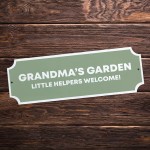 Personalised Garden Sign Hanging Door Wall Plaque Garden Signs