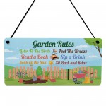 Garden Signs Outdoor Hanging Sign For Fence Door Garden Signs