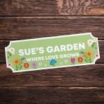 Garden Welcome Signs Personalised Outdoor Garden Shed Sign Yard 