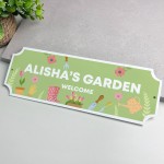 Personalised Garden Signs Plaques Outdoor Shed Summer House