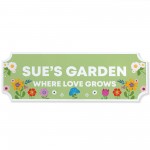 Personalised Garden Welcome Sign Outdoor Garden Shed Yard Plaque