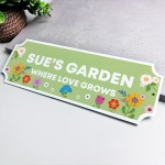 Personalised Garden Welcome Sign Outdoor Garden Shed Yard Plaque