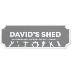 Personalised Garden Shed Sign Workshop Plaque Gift For Men Dad 