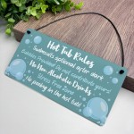 Funny Hot Tub Sign For Outside Hanging Shed Plaque Yard Garden