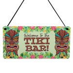 Tiki Bar Sign For Home Bar Hanging Wall Door Welcome Sign Funny